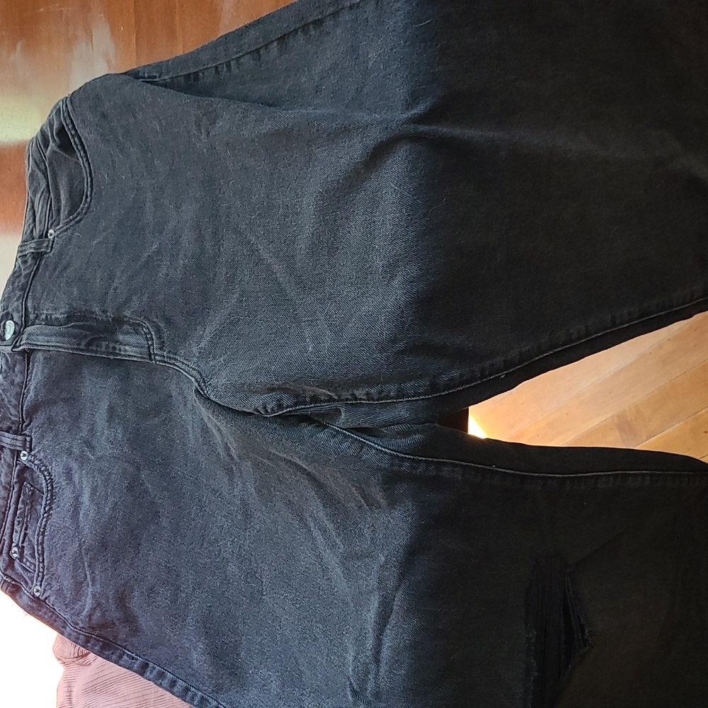 Garage wide leg jeans